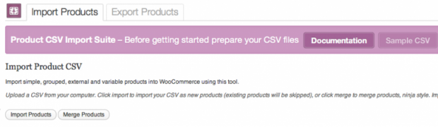 product csv